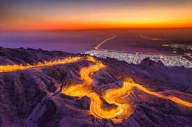 جبل حفيت فى الامارات. مياه كبريتية تبوح بأسرار الطبيعة